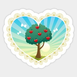 Love Tree Sticker